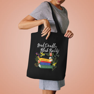 Read Deadly Books Cotton Tote Bag