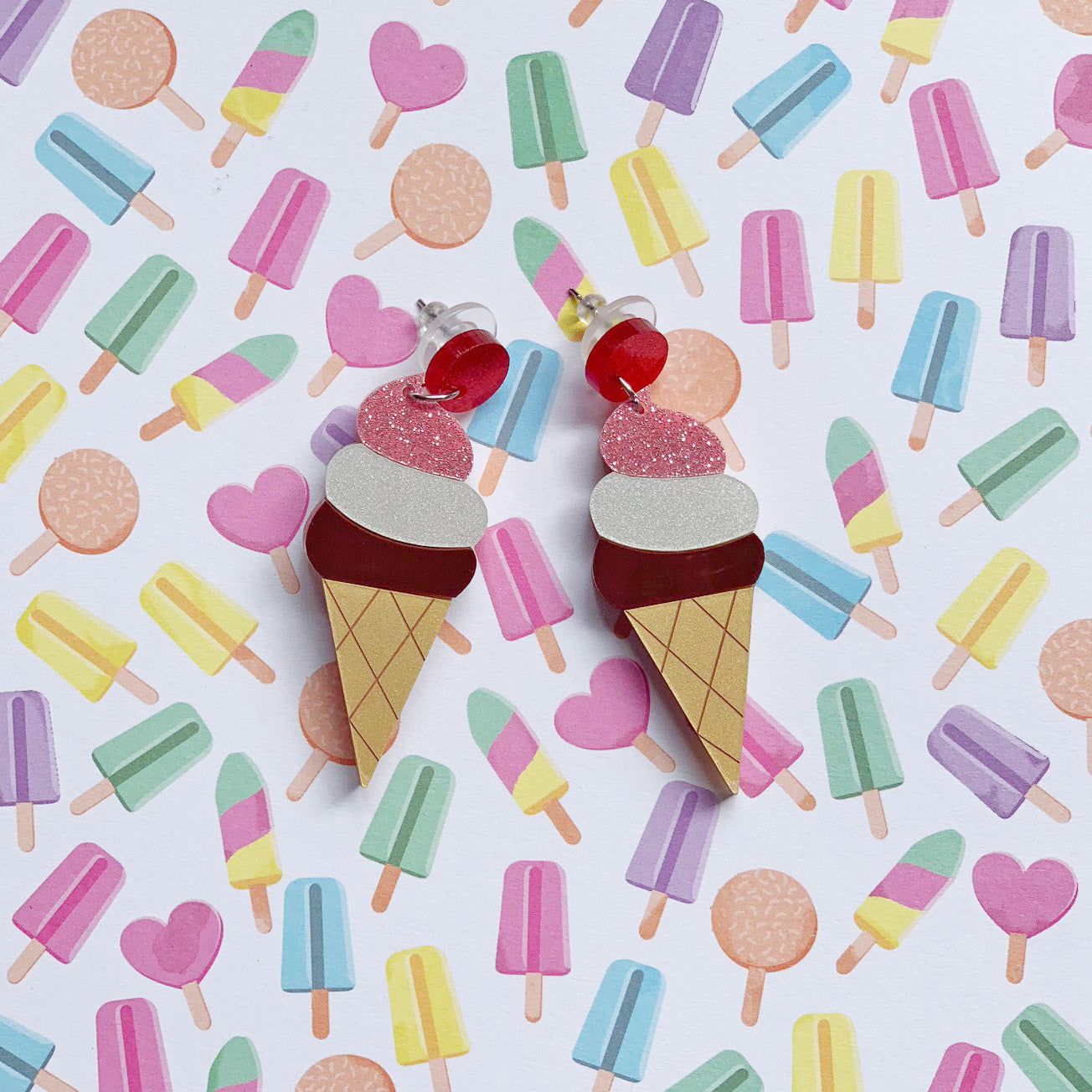 SLB x Poly Paige Ice Cream Earrings