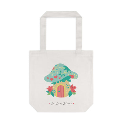 Toadstool Abode Cotton Tote Bag