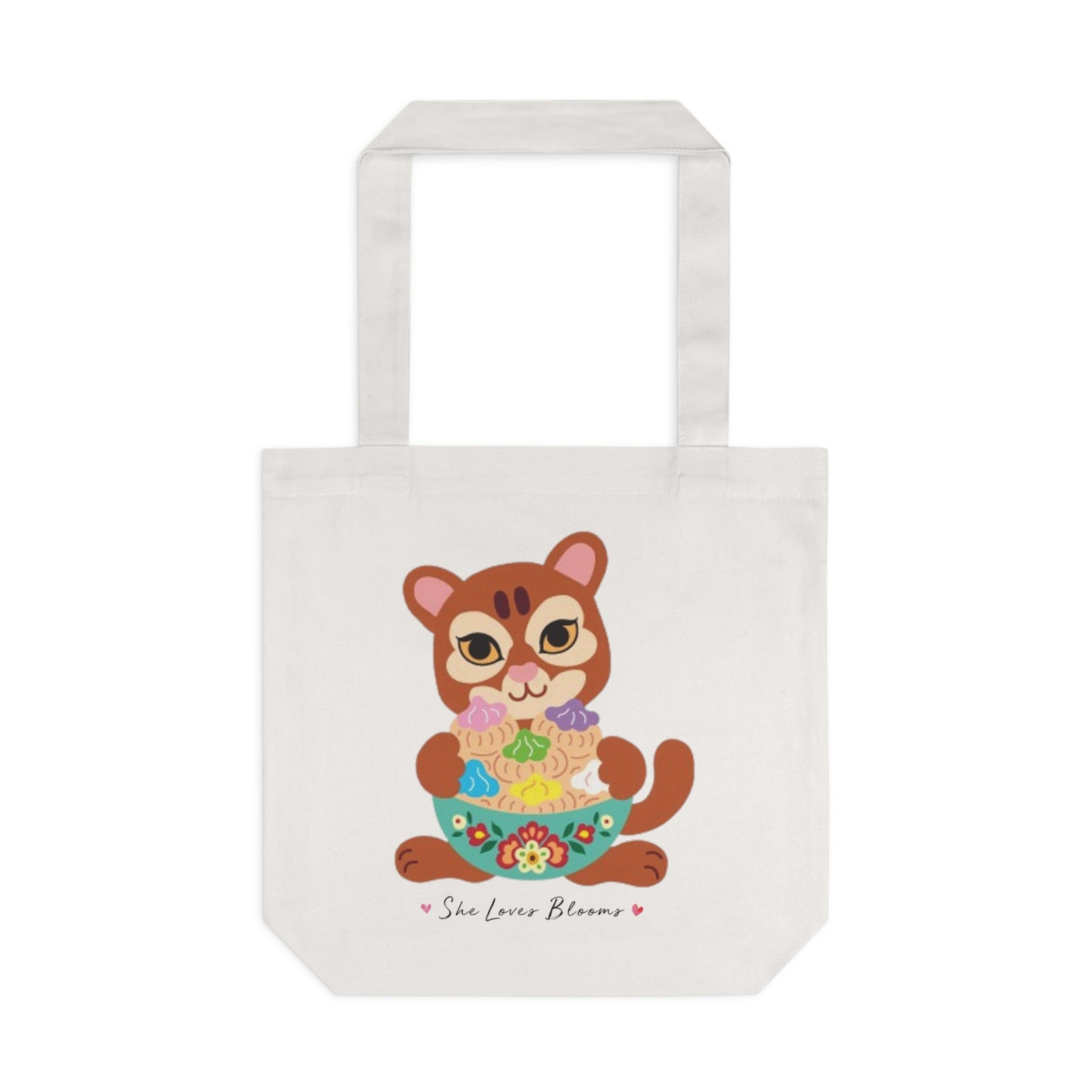 Iced Gems Kitty Cotton Tote Bag
