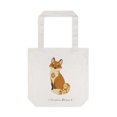 Feline Foxy Cotton Tote Bag