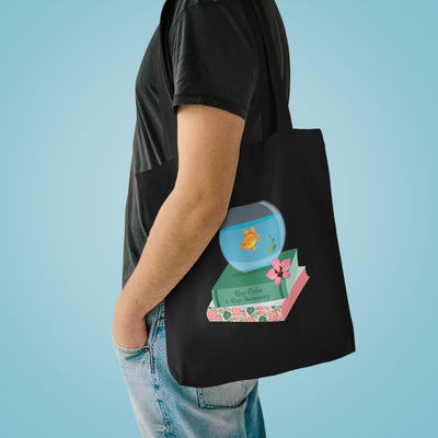 Aqua Serenity Cotton Tote Bag