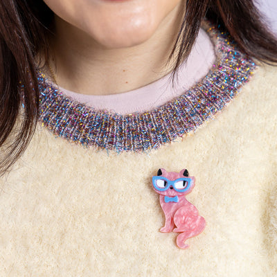 Erstwilder Elissa the Indie Cat Brooch