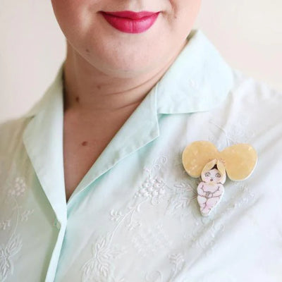 Erstwilder x May Gibbs Peababy Brooch