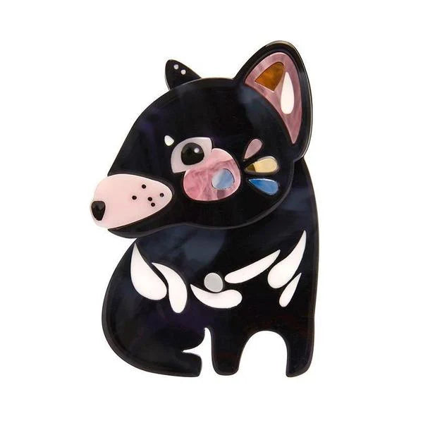 Erstwilder x Pete Cromer The Talkative Tasmanian Devil Brooch