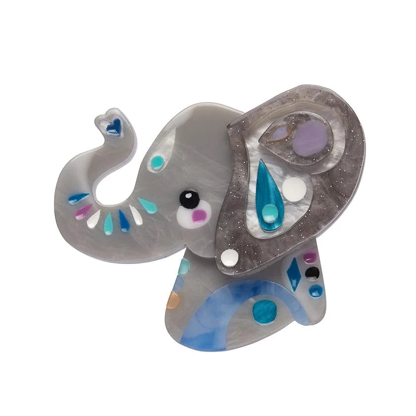 Erstwilder x Pete Cromer The Elated Elephant Brooch