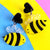 Little Pig Design Cute Bee Acrylic Earrings freeshipping - SheLovesBlooms