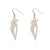 Erstwilder Essentials Kookaburra Ripple Glitter Resin Drop Earrings - Cream freeshipping - SheLovesBlooms