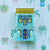 Peranakan Shophouse Brooch in Aqua freeshipping - SheLovesBlooms