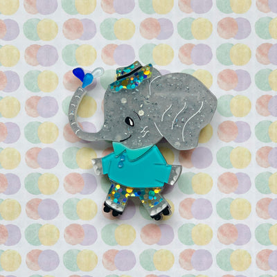 Ellie the Elephant Brooch by SLB x Asma Original *IMPERFECT* freeshipping - SheLovesBlooms