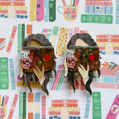 Novel-Tea Brooch freeshipping - SheLovesBlooms