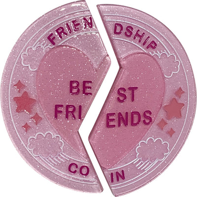L.Y.L.A.S. Best Friends Brooch by Lipstick & Chrome freeshipping - SheLovesBlooms