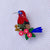 Celia the Crimson Sunbird Brooch freeshipping - SheLovesBlooms