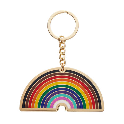 Erstwilder Progression Rainbow Enamel Key Ring freeshipping - SheLovesBlooms