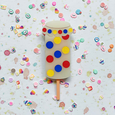 SLB x Poly Paige Orange Push up Ice Cream Brooch