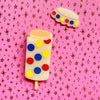 SLB x Poly Paige Orange Push up Ice Cream Brooch