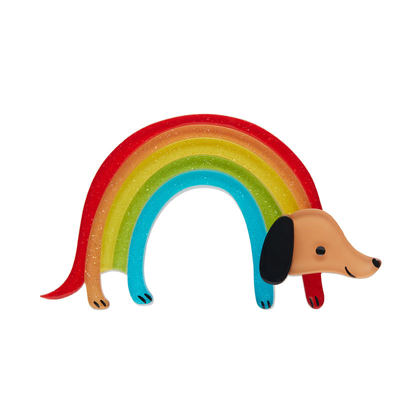 Erstwilder Rainbow Ruff Brooch