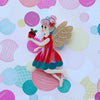 Carol the Christmas Pudding Fairy Brooch freeshipping - SheLovesBlooms