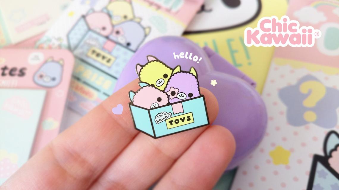 Chic Kawaii Alpaca Pin freeshipping - SheLovesBlooms