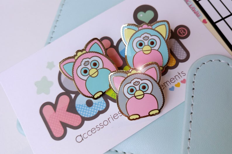 Chic Kawaii Furby Pin freeshipping - SheLovesBlooms