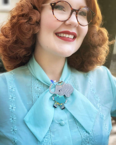 Ellie the Elephant Brooch by SLB x Asma Original *IMPERFECT* freeshipping - SheLovesBlooms