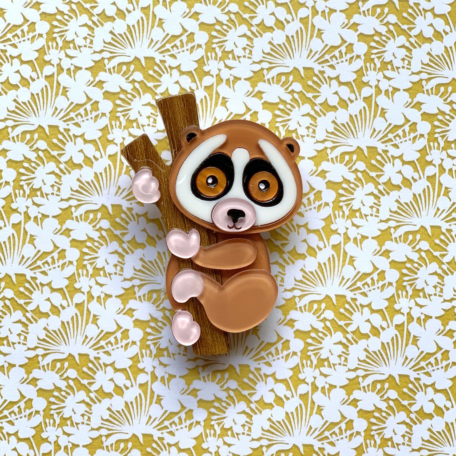 Leila the Sunda Slow Loris Brooch Layla the Sunda Slow Loris Brooch Shelovesblooms 