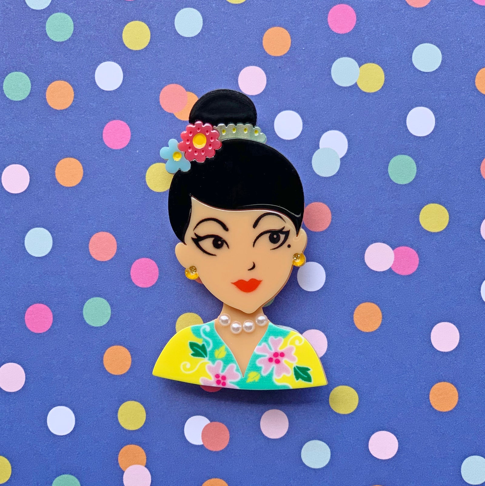 Bibik Lee Nyonya Brooch 🌼 freeshipping - SheLovesBlooms