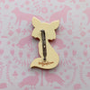 Delightful Mr Dhole Brooch (Pink Bow Tie) freeshipping - SheLovesBlooms