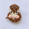 Polly the Pangolin Brooch Polly the Pangolin Brooch Shelovesblooms